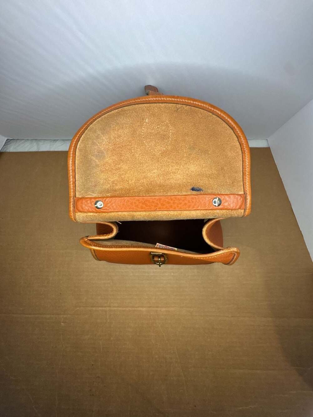 Vintage Dooney & Bourke All Weather Leather Surrey Satchel Handbag - Picture 10 of 16